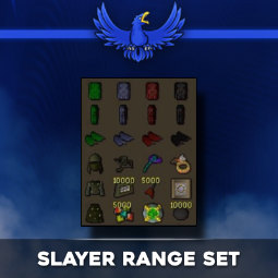 Slayer Range Gear with Weapons and Ammo Set with Membership Bond 0